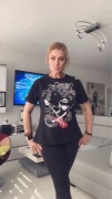 Gothicana czarna bluzka rozmiar XXL