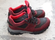 Buty sportowe trekkingowe damskie TAPI B-9155 bordowe nubuk rozmiar 37