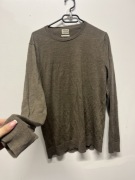 sweter brązowy kawa z mlekiem Jack Jones merino wełna wełniany