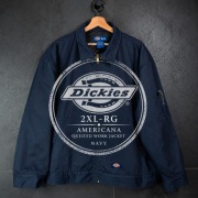 Dickies 2XL-RG kurtka robocza ocieplana quilted work jacket navy J288