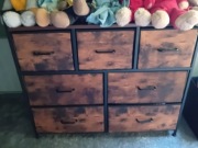 Komoda Zanzara SE0921 98,01 x 28,51 x 85,1cm odcienie brązu matowe