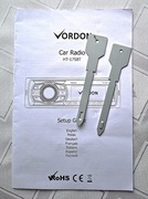 zaślepki do montażu radia samochodowego