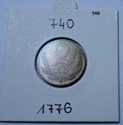 2 zł z 1976 roku  piękna moneta nr. 740