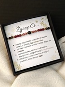 Bransoletka Życzę Ci... Odwaga, Uzdrowienie i Stabilność Prezent na święta 