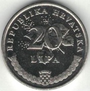 Chorwacja 20 lipa lip 2013 - 18,5 mm - nr 3