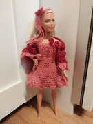 Sukienka dla lalki barbie