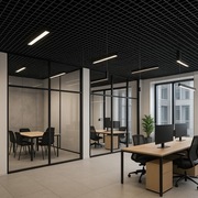 Sufit Rastrowy Micro Cell 50x50 H26 aluminiowy czarny .