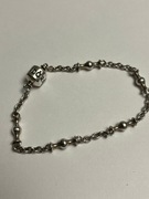 Pandora bransoletka srebrna na 5 klipsów 18cm