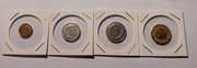 Komplet monet obiegowych 1995 rok 4 szt 1 i  50 groszy 1 i  2 złote