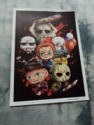 plakat na płótnie z filmu postacie z horroru 