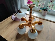 żyrandol + kula prl