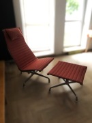 VITRA ALUMINIUM GROUP EA 124 fotel + 125 podnóżek Oryginały