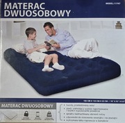 Materac dwuosobowy dmuchany 192x135x22 cm 76"x53"x8.5"