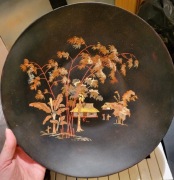 Taca okrągła z laki