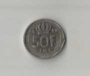 Luksemburg 50 franków, 1988
