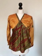 Jedwabna indyjska kolorowa tunika S