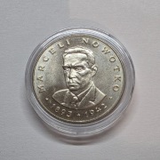 20 zł złotych 1977 Marceli Nowotko w kapslu Real foto Stan 1/-1