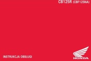 HONDA CB 125R CBF 125NA 2021r INSTRUKCJA OBSLUGI KSIAZKA j.POLSKI