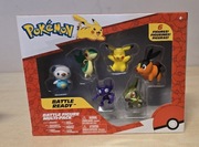Pokemon zestaw 6 Figurek Pikachu, Oshawott, Sableye,Axew,Snivy,Tepig,