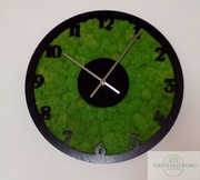 Zegar z mchem chrobotkiem 40 cm