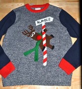 31* Merry Christmas Świąteczny sweter zabawny L