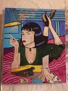 Obraz płótno technika akryl wymiary 50x60cm. 