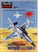 Mały Modelarz 6 1999 f-5 TIGER model 1:33