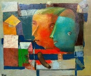 POMYSŁ NA PREZENT, obraz olejny, Kuba Chomicki