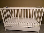 Łóżeczko dziecięce 120x60 wraz z materacem 