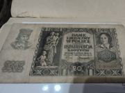 20zł.1940r.trzy pary cyfr, F 0044677.Destrukt na 7