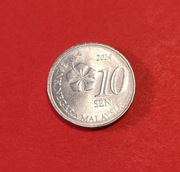Moneta 10 senów 2014, Malezja