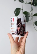 Kubek kot w Kimonie w kwiaty, japoński styl, kotek, 330ml