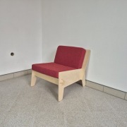 Fotel Överallt z nową tapicerką proj. I. Diabaté K. i K. Gouriou dla Ikea