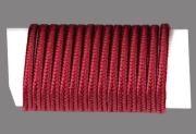 1) Sznurek sutasz wiskoza 3mm bordowy połysk PEGA