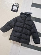 Nowa ocieplana czarna kurtka zimowa r. 104