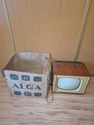 Telewizor kineskopowy Alga 21 z kartonem Antyk