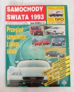 Samochody Świata 1993 katalog retro PRL BMW Audi Toyota dane