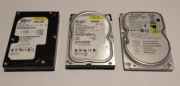 Super zestaw 3 retro dysków twardych - IDE PATA HDD - warto, sprawdzone! 