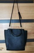 Klasyczna czarna torba shopper Stradivarius