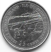 Kanada 25 cent 1992 okol.