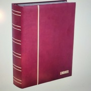 KLASERY LINDNER 1181 - CZERWONY  i CZARNY NUBUK, 60 STRON  NOWE