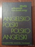 Mały słownik techniczny angielsko-polski, polsko-angielski 