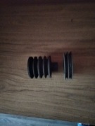 Dwa koła pasowe silnika elektrycznego . 