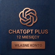 CHATGPT PLUS | WŁASNE KONTO | 12 MIESIĘCY | NAJNOWSZE MODELE | AI