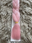 Belleze hair wlosy warkocz rozowe candyfloss
