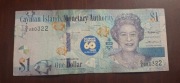 BANKNOT KAJMANY 1 DOLAR OKOLICZNOŚCIOWY 60 LAT KAJMANÓW 2018 ROK 