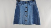 Spódnica jeansowa River Island guziki przód rozmiar EU 34