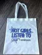 Torebka torba tote bag materiał non woven Louis tomlinson 