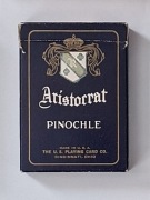 Karty do gry. Kolekcjonerskie, amerykańskie, Aristocrat do PINOCHLE