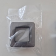 KLAMKA EUFORIA/IBIZA KWADRAT ZAOKRĄGLONY GRAFIT SZCZOTKOWANY